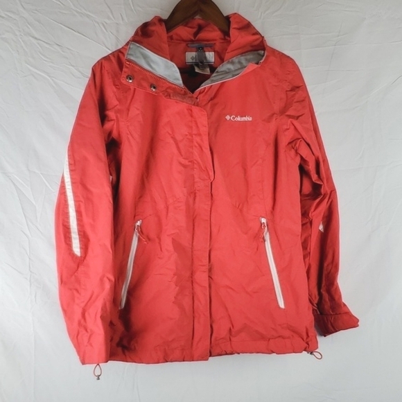 Columbia Interchange Omni-Tech Salmon Jacket - Picture 1 of 13